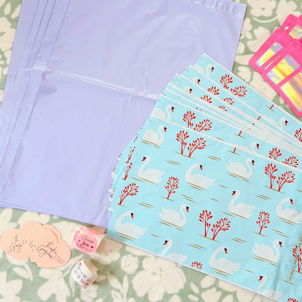 75 Piece Elegant Swan Shipping Supply Bundle 🦢💕 - Picture 3 of 4